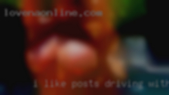 I like posts driving with no real purpose.